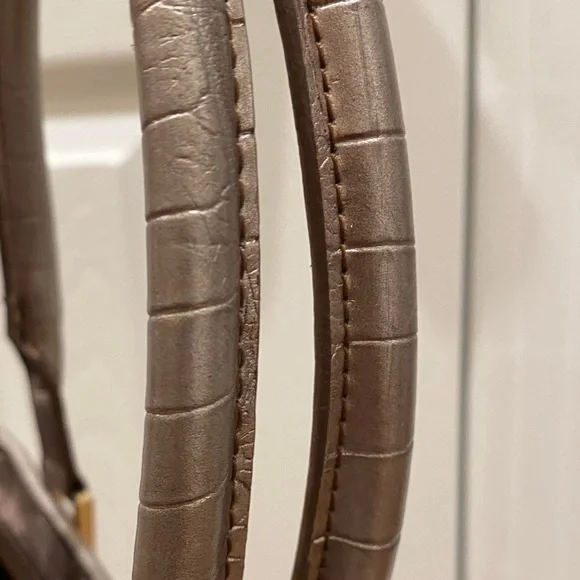 Y2K Liz Claiborne Rose Gold Shoulder Bag - Picture 5 of 13